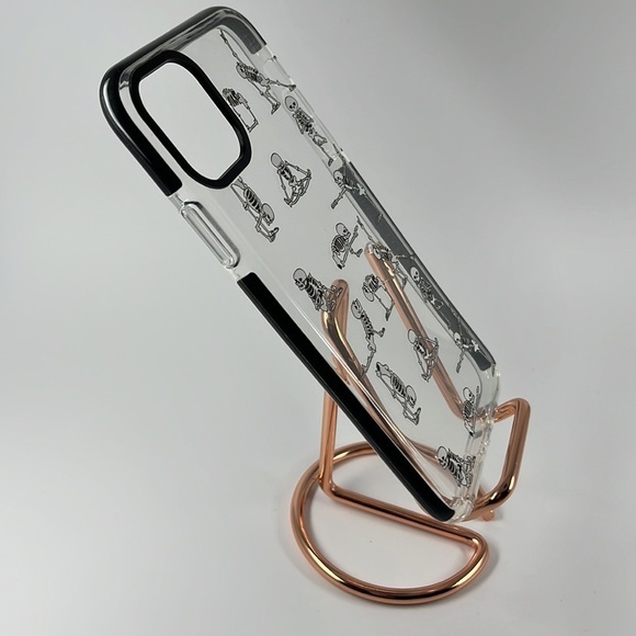 Unlock Style & Protection: iPhone 11 Pro Max - Skeleton Yoga - Clear Black - Picture 3 of 4